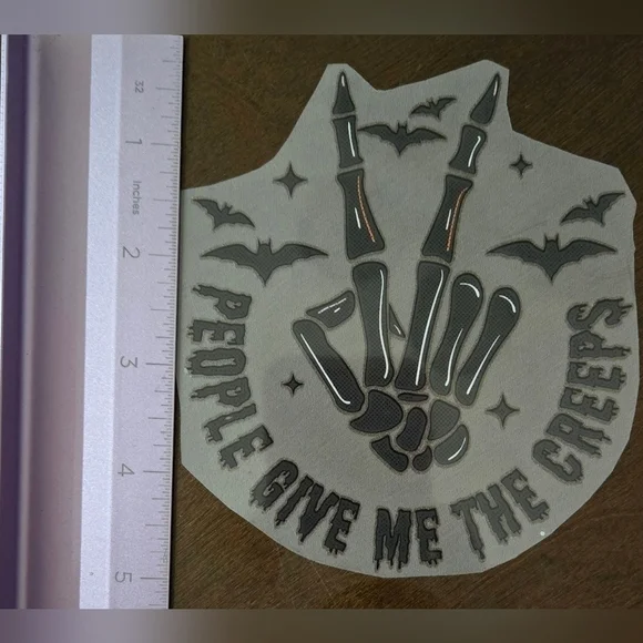 Pocket size DTF transfer sheets. American and Halloween theme. - Picture 2 of 2